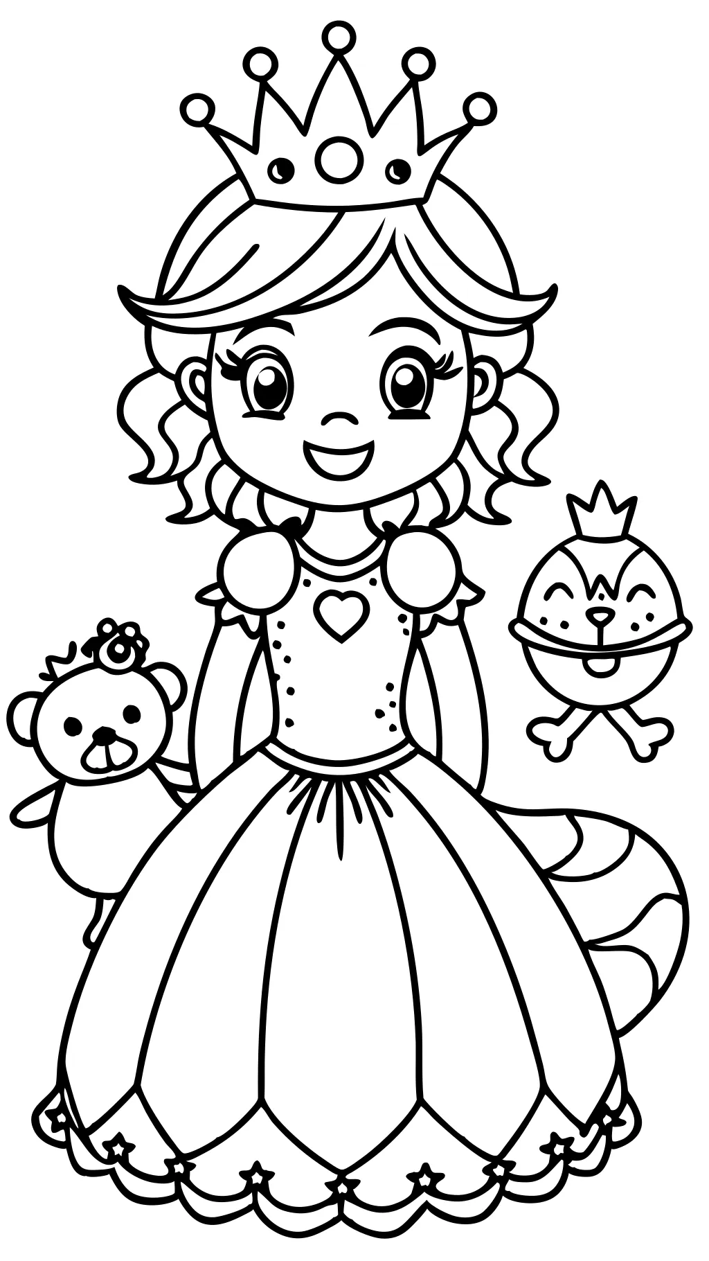 Páginas para colorear de Dora the Princess